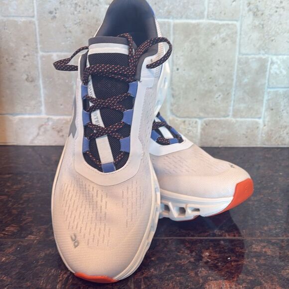 On Cloudmonster Size 10.5 Frost Cobalt Running Shoe Sneaker NEW $180 - Picture 12 of 13